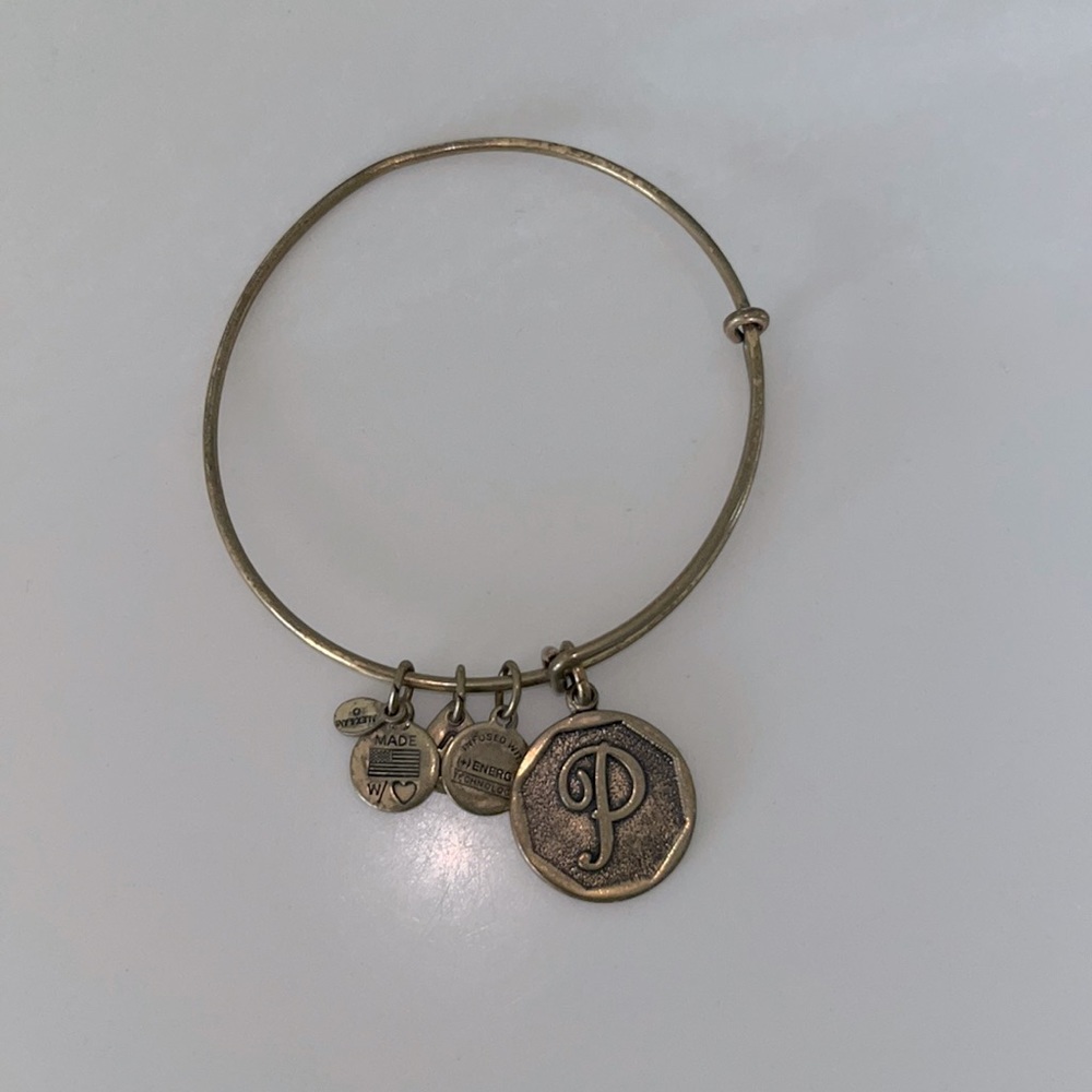 Alex and Ani P bracelet